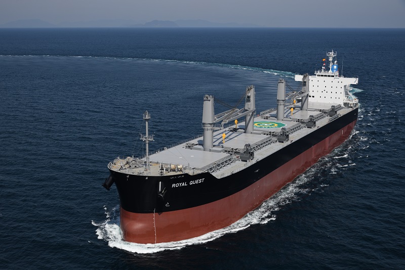 64,000載貨重量トン型ばら積み運搬船「ROYAL QUEST」竣工｜ニュース 